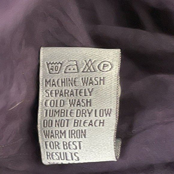 Zagiri Shirt Size XL Purple Textured Button Up Flip Cuff Casual Button Up - Picture 8 of 8